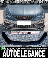 0001 PARE-CHOCS AVANT SPOILER LAME SEAT LEON 5F 2017+ CUPRA FR BLACK SPLITTER
