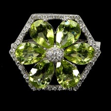 925 Bague en Argent Poire