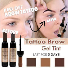 Semi-Permanent Peel-Off Sourcils Tatouage Teinte Gel Colorant Crème Pour /