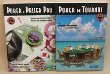 Lot 2 livres : Poker de Tournoi - F. Montmirel & Poker : Passer Pro - Fantaisium