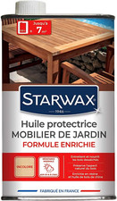 STARWAX Huile Protectrice Teck Et Bois Exotiques Pour Mobilier De Jardin - 500Ml