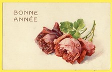 cpa HAUTEVILLE SUISSE Illustration Signée KLEIN Superbe ROSES à la Goutte d'Eau