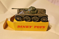 DINKY TOYS ORIGINAL 1/43 - CHAR EBR PANHARD ref 80A  (BOÎTE D'ORIGINE)