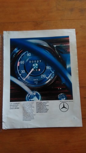 Pub ancienne mercedes benz - benz,