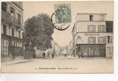 Bar sur aube - aube, postcard