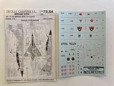 Decals Mirage 2000 Part 1 Carpena 1/72