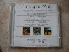 CD audio CHRISTOPHE MAE MON