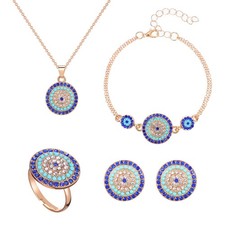 1 ensemble collier boucles