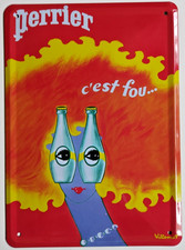 Plaque métal Perrier c'est