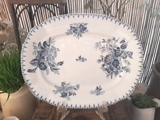 Plat Sarreguemines Flore chantournés (37 cm lot2)