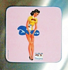 Dessous verre PIN UP IGOL vintage sous bock sexy