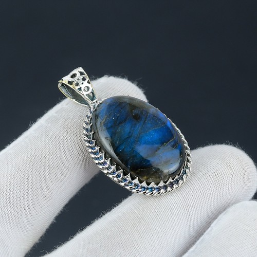 Pendentif labradorite - pendentif,