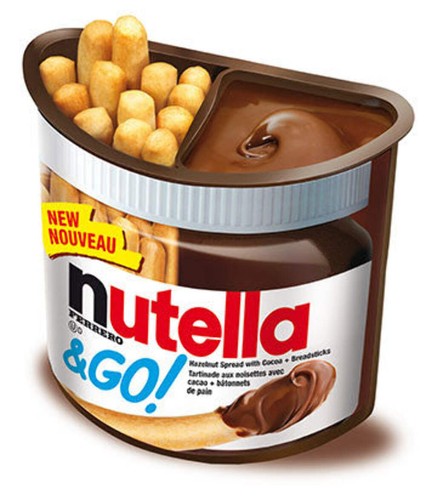 Nutella and snack - nutella, go!