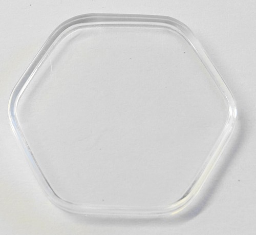 Verre montre hexagonale x - 26.7,