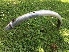 ancien GARDE BOUE AV ALUMINIUM LEFOL Le Martelé  vintage OLD BIKE VELO ANCIEN 