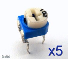 5x Potentiomètre linéaire 1K