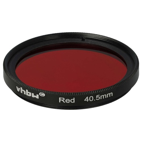 Filtre couleur rouge objectif