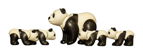 Playmobil panda famille - panda,