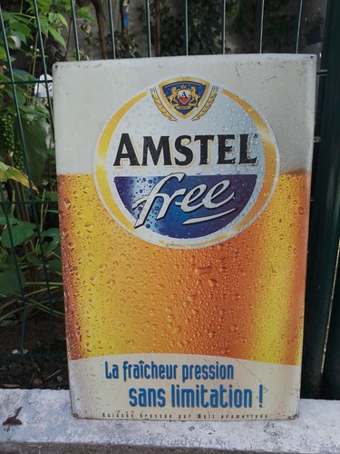 Ancienne plaque publicitaire - ancienne,