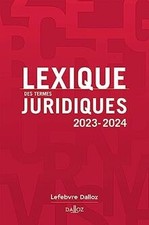 Lexique des termes juridiques : 2023-2024  de Guinchard, S... | Livre | état bon