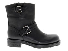 Bottes OXS 1189 en cuir noir -