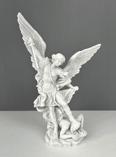 Statue Saint-Michel vainquant Lucifer, 29 cm, sculpture de l'archange Michel