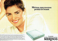 PUBLICITE ADVERTISING  016  1981  Mérinos  matelas (2p) suspension Carénée