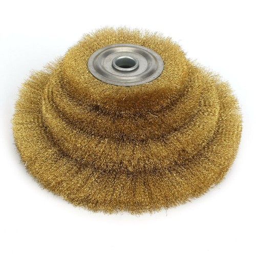 Brosse roue filaire - à,