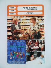 CARTE FICHE CINEMA 1989 POTINS