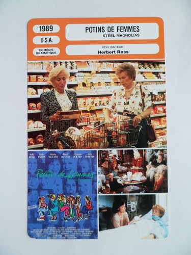 Carte fiche cinema - fiche, potins
