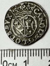 Pièce Demi-gros, Denier Duché De Lorraine Charles III 1581-1608 Argent REF93343