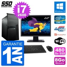 PC Tour Lenovo M91p Ecran 22"