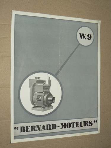 Prospectus moteur bernard - moteur,