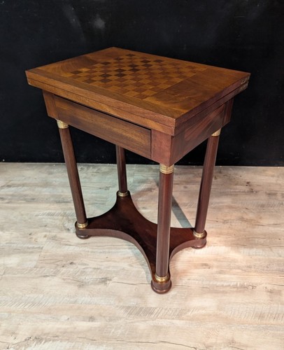 Table jeu acajou - jeu,
