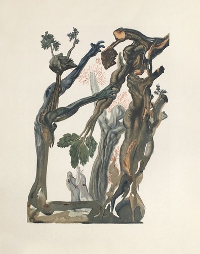 Salvador dali bois gravé - dali,