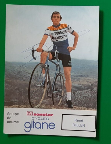Cyclisme carte cycliste rene - cyclisme,