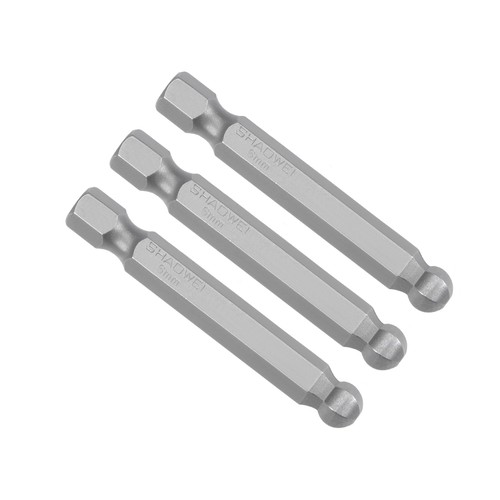3pcs bille hexagonale - 3pcs, embouts