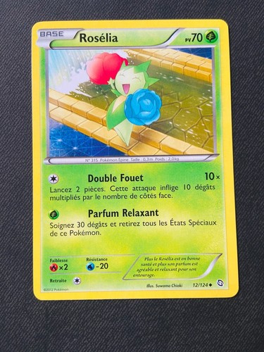Carte pokémon roselia - carte,