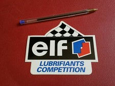 ELF Competition Yamaha Honda vintage sticker Autocollant Matra Alpine Renault R8
