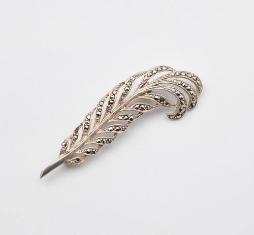 Broche vintage argent - vintage, belge