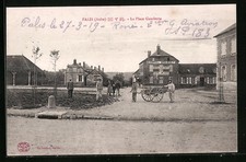 CPA Palis, La Place Gambetta 