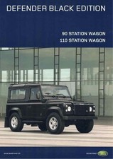 Brochure Land Rover Defender Black Edition 2003 Suisse français / deutsch