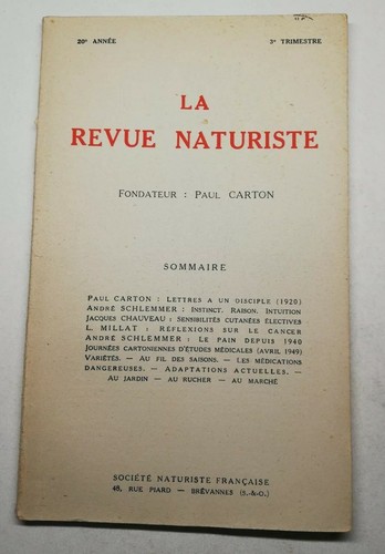 Revue naturiste 20 - #16,