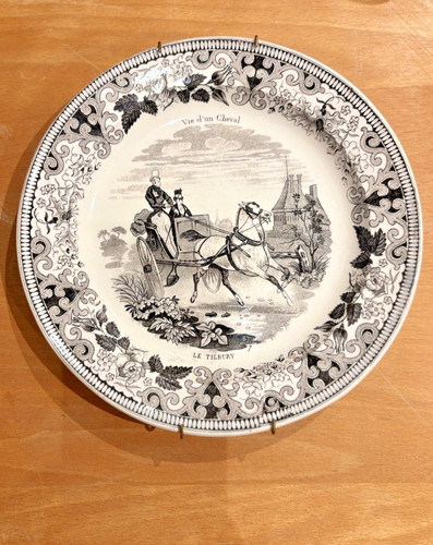 Assiette ancienne creil - ancienne,