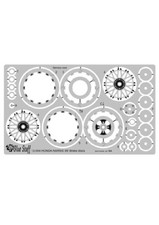 PHOTODECOUPE 1/12 HONDA NSR500 DISQUES DE FREIN / BRAKE DISCS - BS12-004