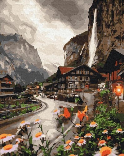 Peinture par numéros cadre - cadre, en