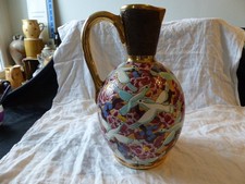 GROSSE CRUCHE FAIENCE EMAILLEE BOCH LA LOUVIERE RAYMOND CHEVALIER ART DECO