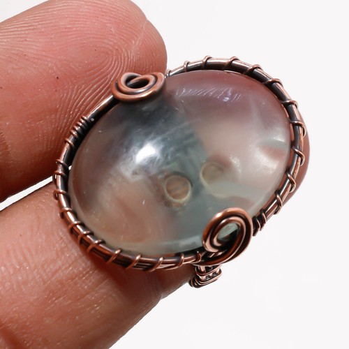 Bague cuivre pierre - bague,