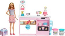 BARBIE Métiers Patisserie, Gâteaux, Pate à modeler / ENFANT Fille Jeux jouet