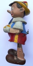 82 y.o. PINOCCHIO. Genuine original vintage 1940-1953  handmade animated doll 